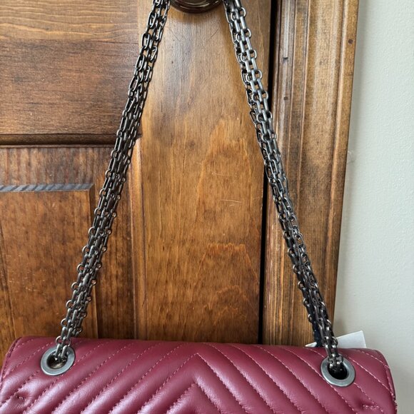 NWT Chiara Ferretti Ruby Leather Shoulder/Crossbody Bag - Picture 8 of 14